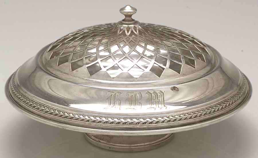 Sterling Hollowware Small Centerpiece with Frog by Unknown Manufacturer-1