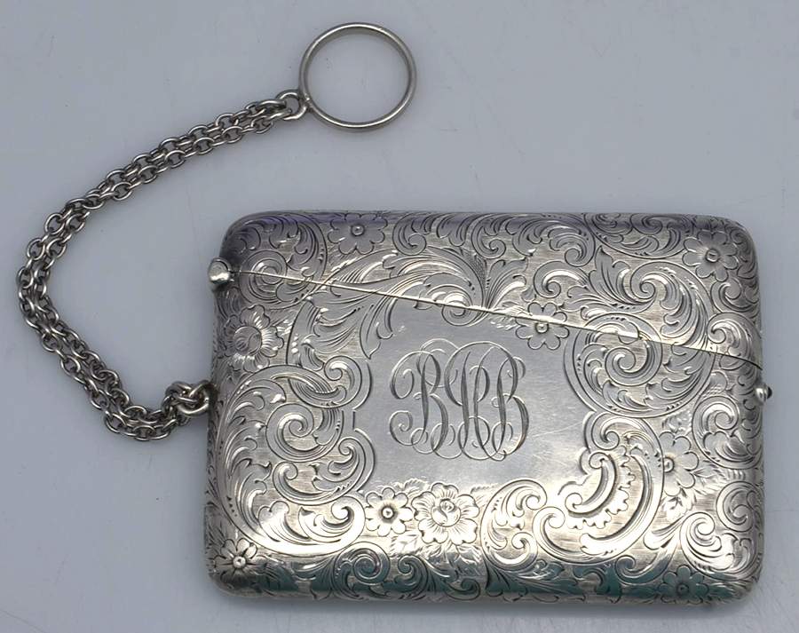 Sterling Hollowware Business Card Holder by Unknown Manufacturer-1