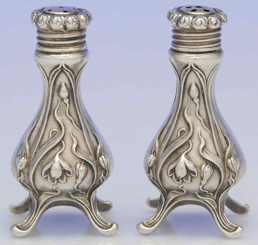 Sterling Hollowware Individual Salt & Pepper by Unknown Manufacturer-1