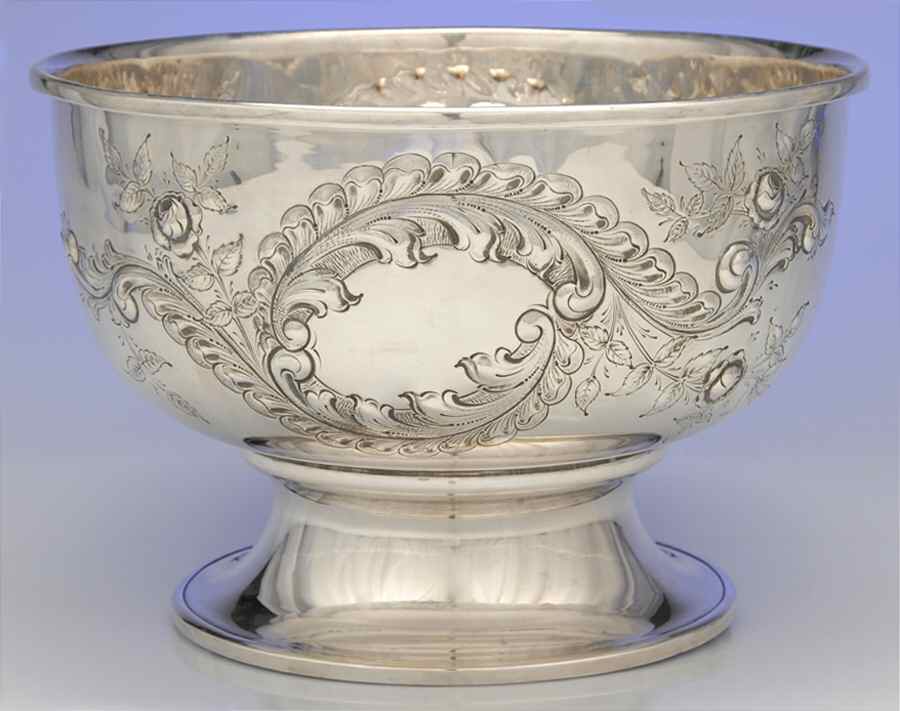 Sterling Hollowware Punch Bowl by Unknown Manufacturer-1