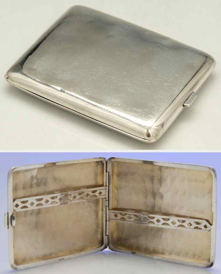 Sterling Hollowware Cigarette Case by Unknown Manufacturer-1
