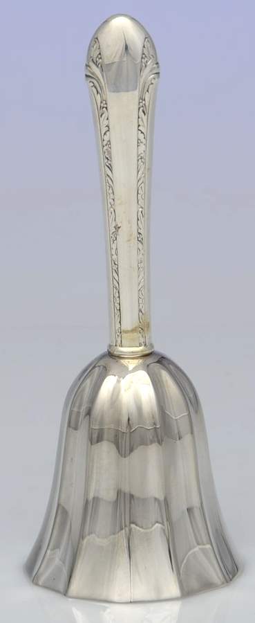 Sterling Hollowware Plated Bell with Sterling Handle by Unknown Manufacturer-1