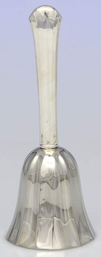 Sterling Hollowware Plated Bell with Sterling Handle by Unknown Manufacturer-1
