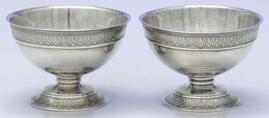 Sterling Hollowware Master Open Salt (Set of 2) by Unknown Manufacturer-1