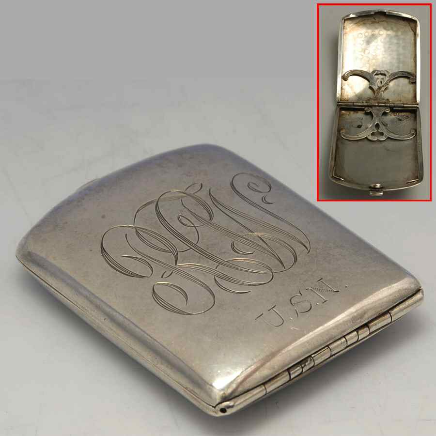 Sterling Hollowware Sterling Cigarette Case by Unknown Manufacturer-1