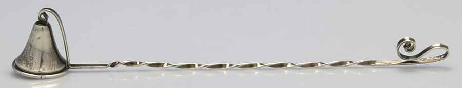 Sterling Hollowware Candle Snuffer with Sterling Implement by Unknown Manufacturer-1