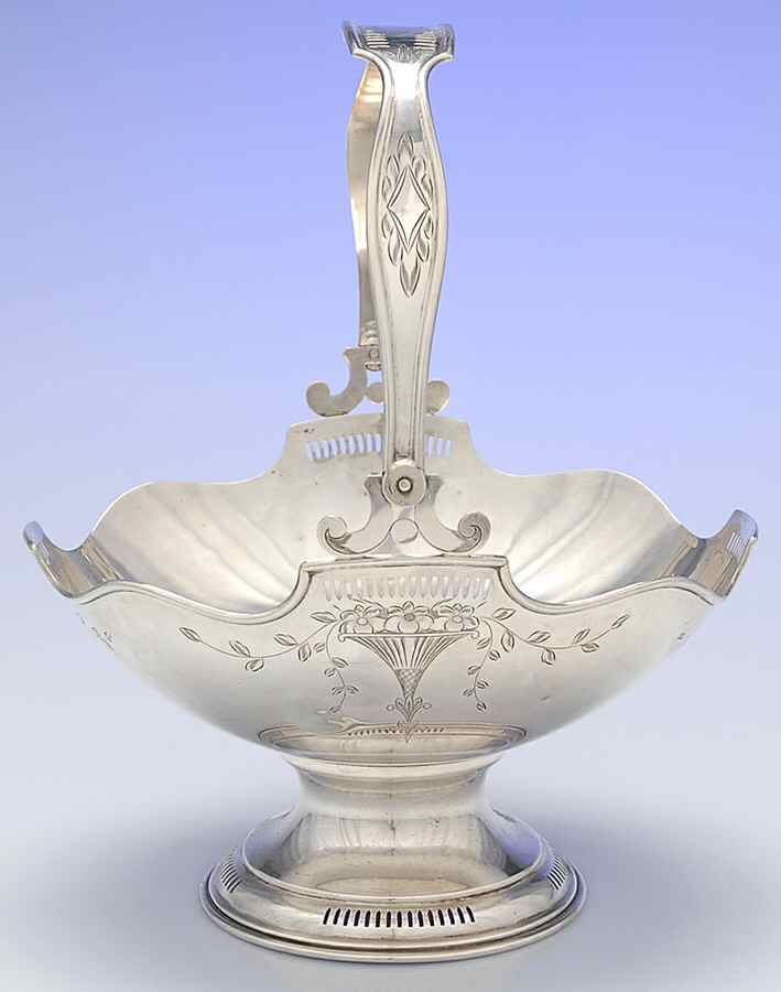 Sterling Hollowware Sterling Handled Centerpiece Basket by Unknown Manufacturer-1