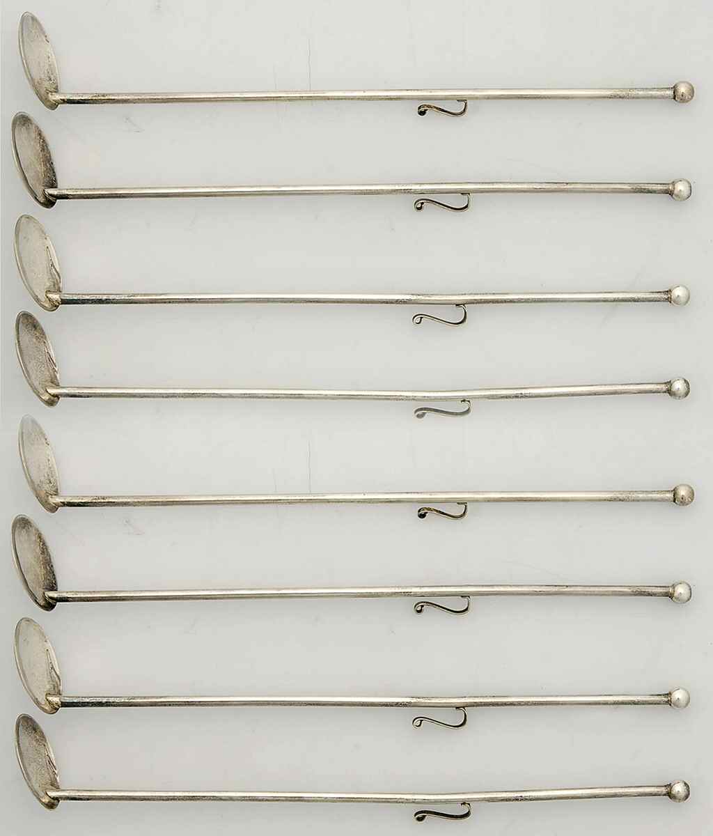 Sterling Hollowware Tea Sipper - Set of 8 by Unknown Manufacturer-1