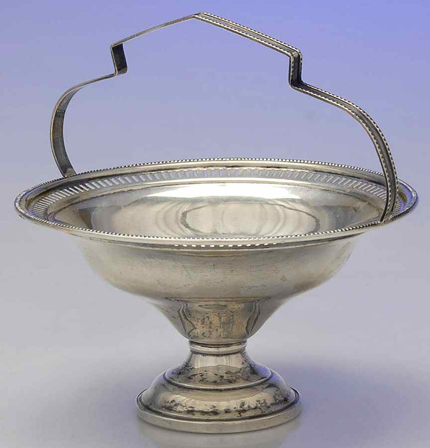 Sterling Hollowware Handled Round Compote (Hieght X Width) by Unknown Manufacturer-1