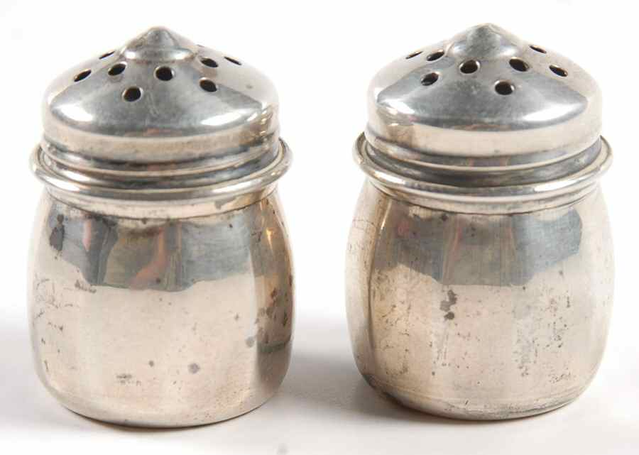 Sterling Hollowware Individual Salt & Pepper by Unknown Manufacturer-1