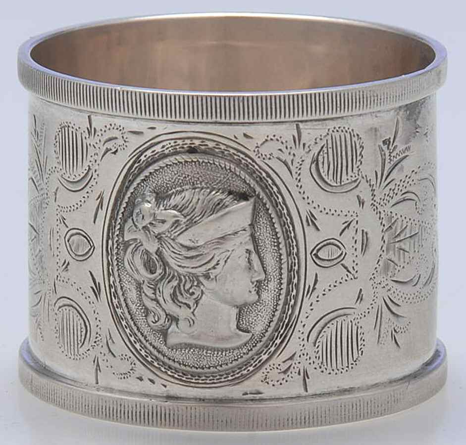 Sterling Hollowware Round Napkin Ring by Unknown Manufacturer-1