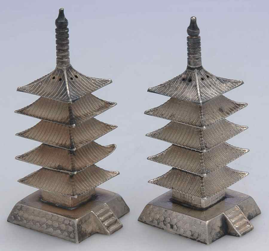 Sterling Hollowware Salt and Pepper Set by Unknown Manufacturer-1