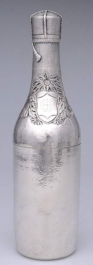 Sterling Hollowware Wine Bottle Cover/Pourer by Unknown Manufacturer-1