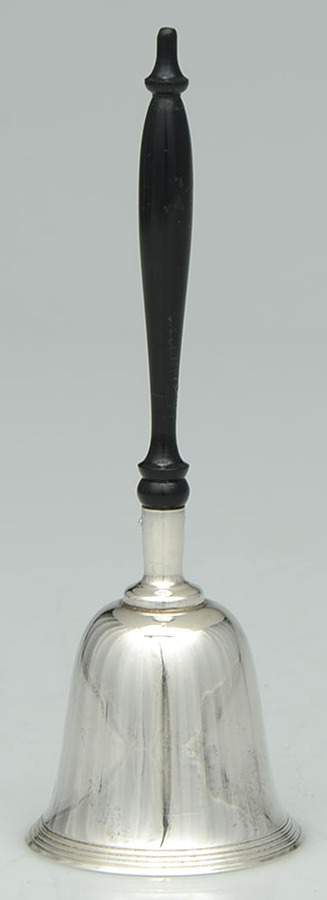 Sterling Hollowware Bell with Wood Handle by Unknown Manufacturer-1