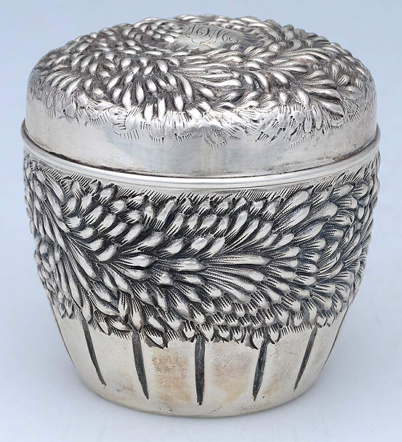Sterling Hollowware Tea Caddy & Lid by Unknown Manufacturer-1
