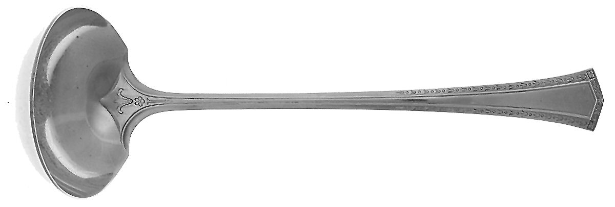 Empress (Silverplate, 1921) Solid Piece Cream Ladle by Universal Silver-1