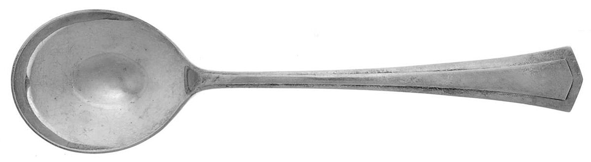 Farmington (Silverplate, 1917) Round Bowl Soup Spoon (Cream Soup) by Universal Silver-1