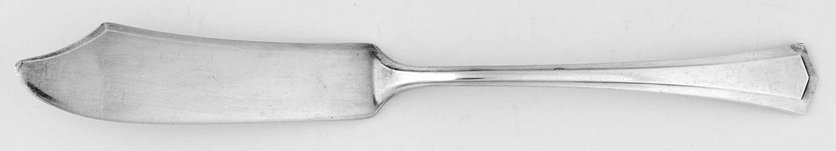 Farmington (Silverplate, 1917) Flat Handle Master Butter Knife by Universal Silver-1