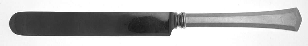 Farmington (Silverplate, 1917) Blunt Hollow Knife with Bolster by Universal Silver-1