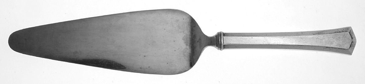 Farmington (Silverplate, 1917) Pie Server with Silverplate Blade by Universal Silver-1