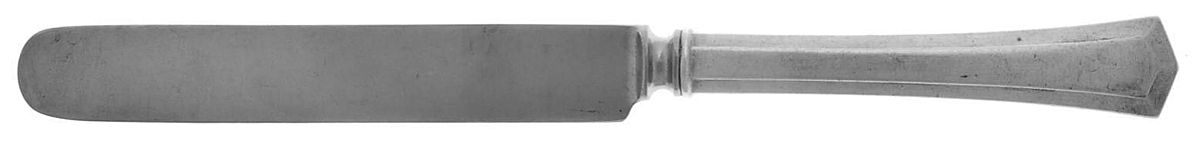 Farmington (Silverplate, 1917) Blunt Hollow Knife with Bolster by Universal Silver-1