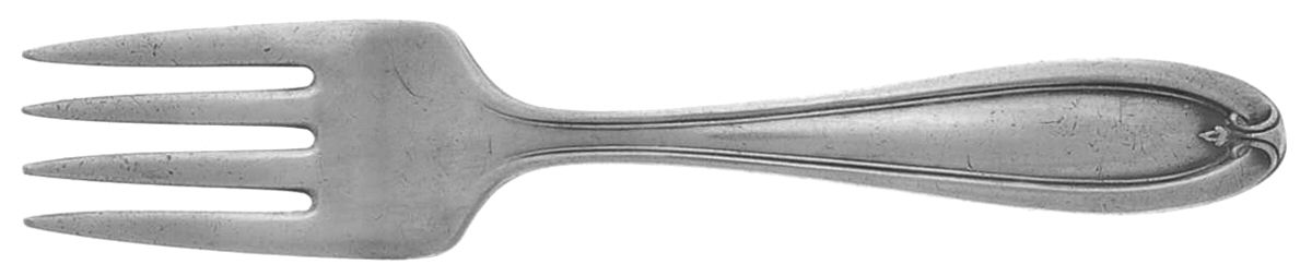 Newington (Silverplate, 1930) Baby Fork by Universal Silver-1
