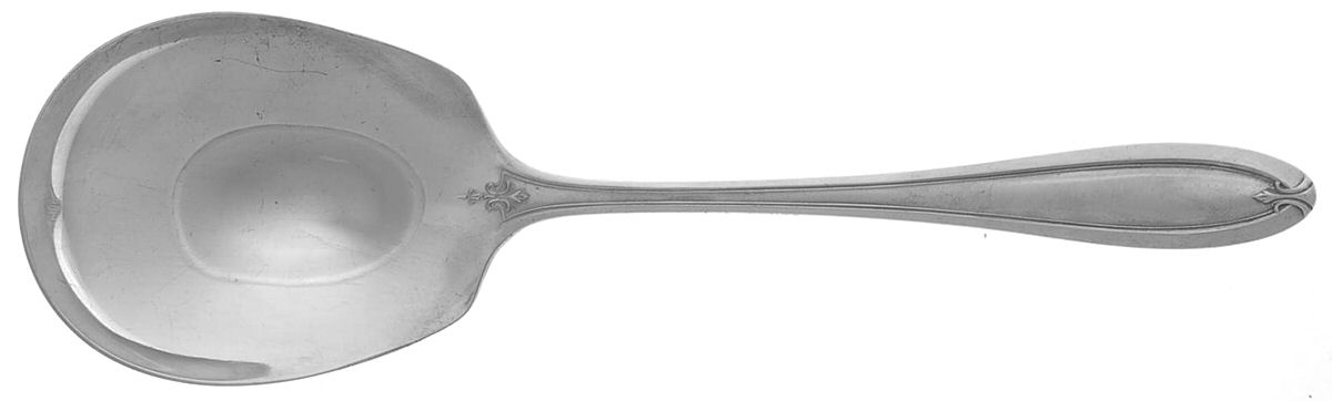 Newington (Silverplate, 1930) Solid Smooth Casserole Spoon by Universal Silver-1