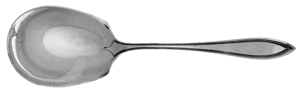 Saybrooke (Silverplate, 1919) Solid Salad Serving Spoon by Universal Silver-1
