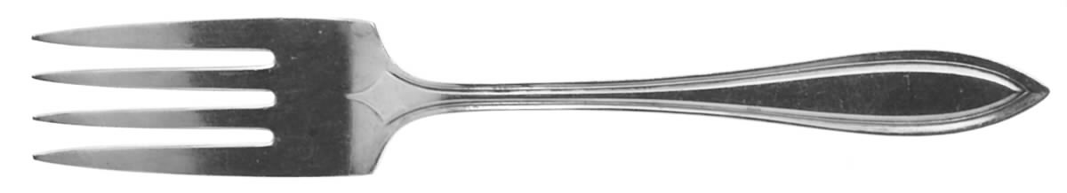 Saybrooke (Silverplate, 1919) Individual Salad Fork by Universal Silver-1