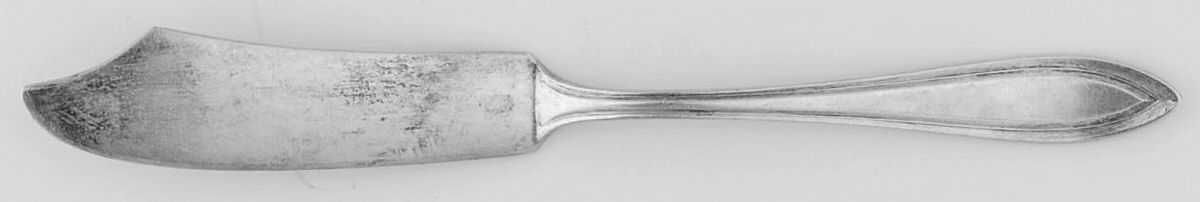 Saybrooke (Silverplate, 1919) Flat Handle Master Butter Knife by Universal Silver-1