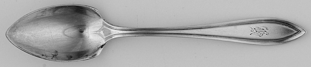 Saybrooke (Silverplate, 1919) Fruit/Orange Spoon W/Monogram by Universal Silver-1
