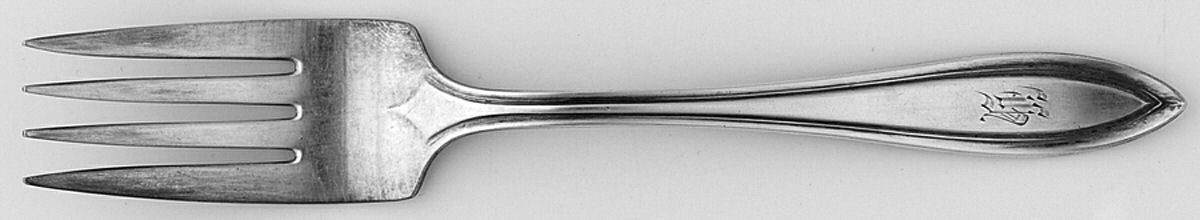 Saybrooke (Silverplate, 1919) Monogram Individual Salad Fork by Universal Silver-1