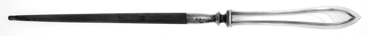 Saybrooke (Silverplate, 1919) Large Roast Steel Rod Knife Sharpener by Universal Silver-1