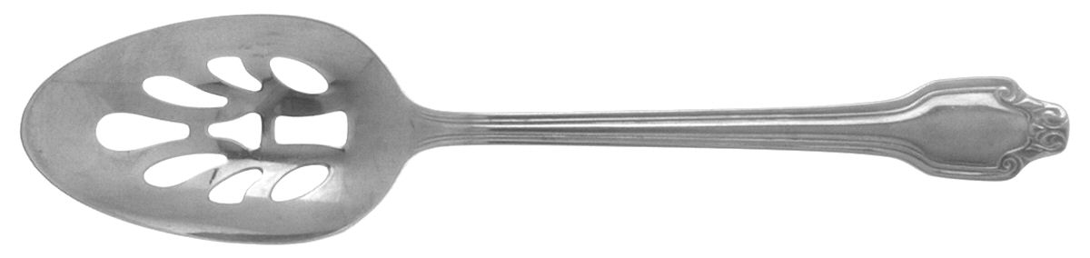 Ainsley (Stainless) Pierced Tablespoon (Serving Spoon) by Utica-1