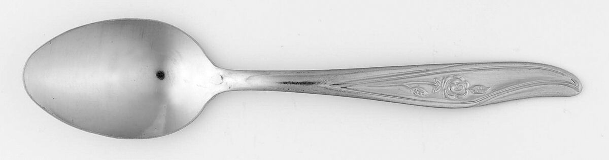 Cameo Rose (Stainless) Teaspoon by Utica-1