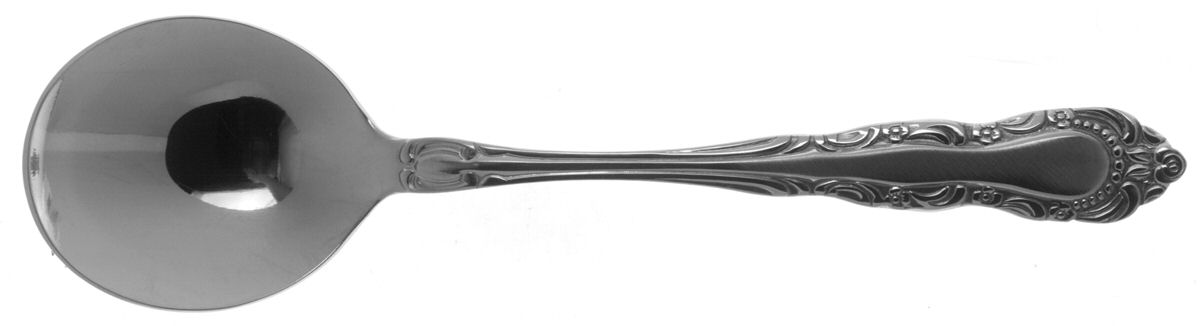 Patrician (Stainless) Round Bowl Soup Spoon (Cream Soup) by Utica-1