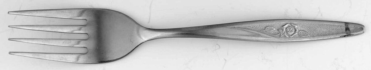 Satin Rose (Stainless) Individual Salad Fork by Utica-1