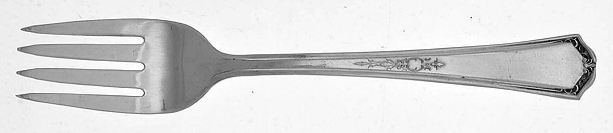 Gramercy (Silverplate) Individual Salad Fork by Unknown Mfg Silver-1