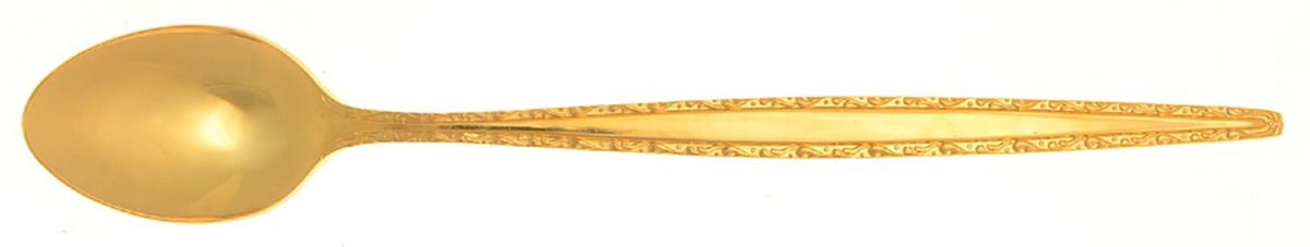 Symphonette (Gold Electroplate) Iced Tea Spoon by Unknown Mfg Silver-1