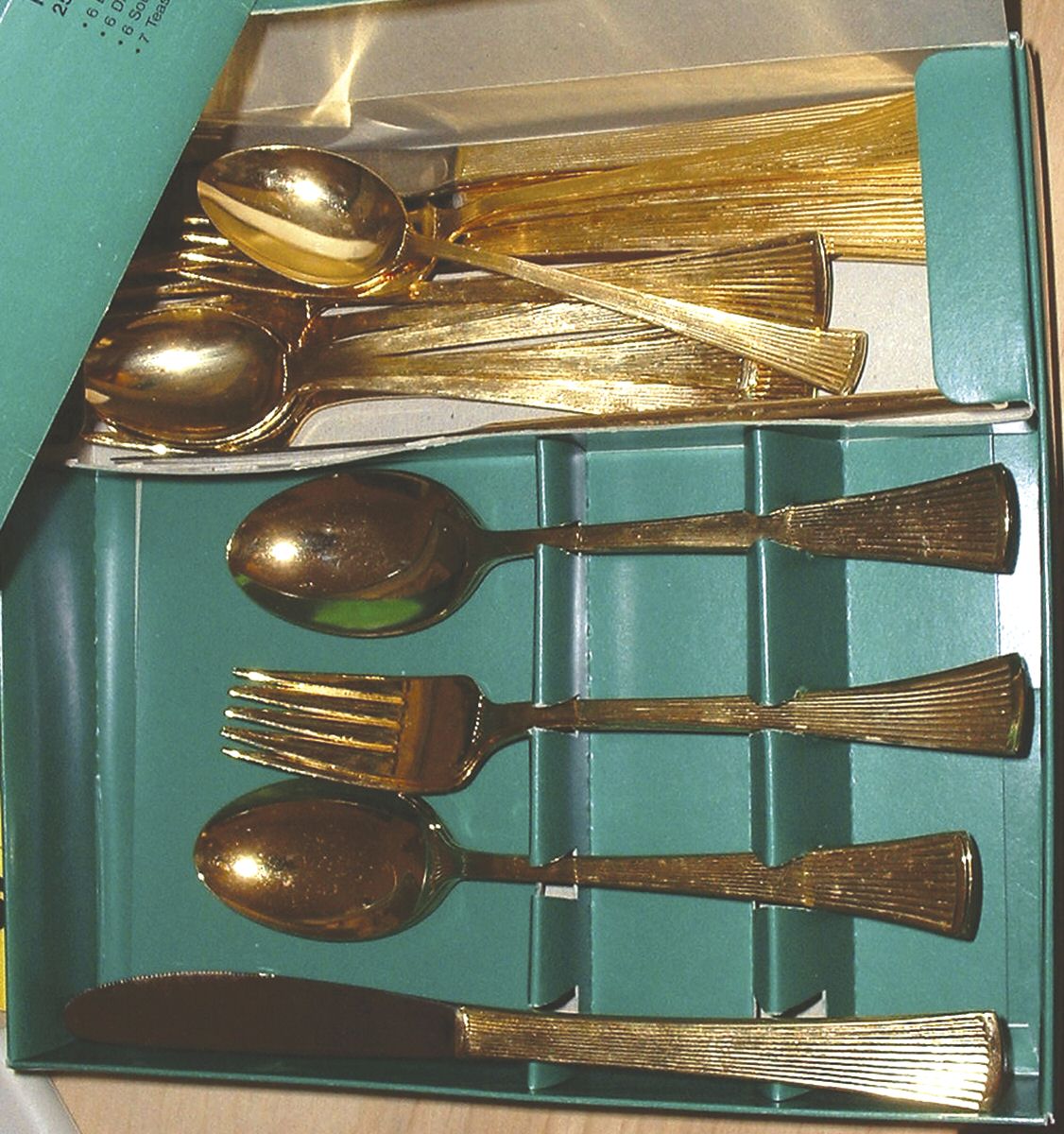 Fanfare (Gold Electroplate) Fork by Unknown Mfg Silver-1