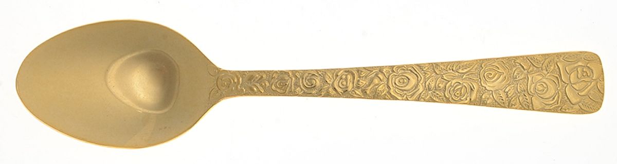 Golden Renaissance (Gold Electroplate) Teaspoon by Unknown Mfg Silver-1