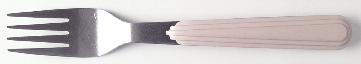 Jazz Peach (Stainless) Fork by Unknown Mfg Silver-1