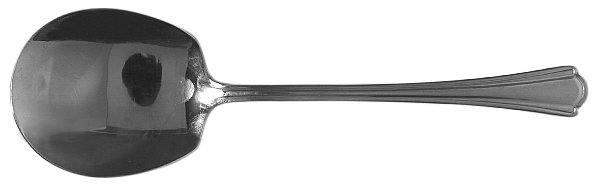 UNF477 (Stainless) Solid Smooth Casserole Spoon by Unknown Mfg Silver-1