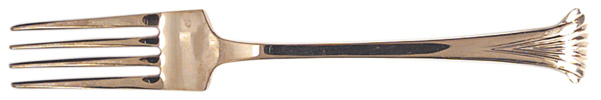 UNF488 (Gold Electroplate) Fork by Unknown Mfg Silver-1
