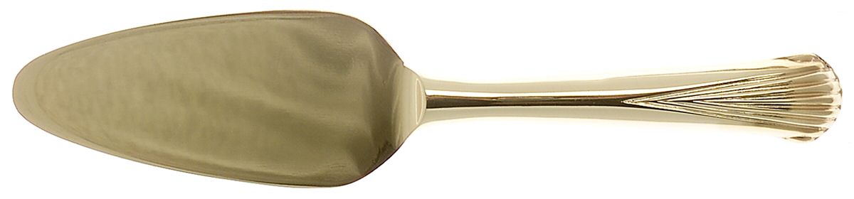 UNF488 (Gold Electroplate) Solid Cheese Server by Unknown Mfg Silver-1