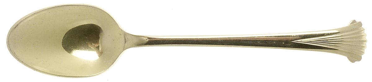 UNF488 (Gold Electroplate) Teaspoon by Unknown Mfg Silver-1