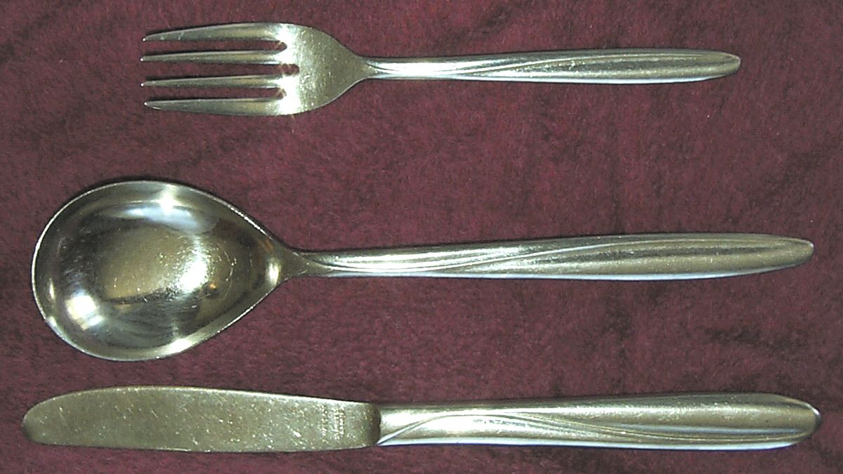 Swallow (Stainless) Individual Salad Fork by Unknown Mfg Silver-1