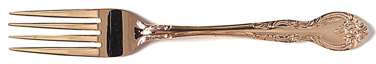 Iliad (Gold Electroplate) Fork by Unknown Mfg Silver-1