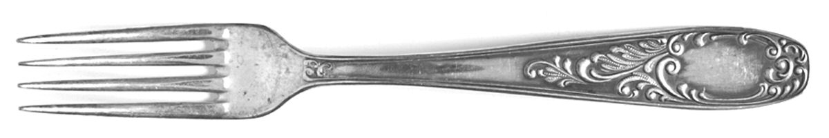 Ges (Silverplate) Fork by Unknown Mfg Silver-1