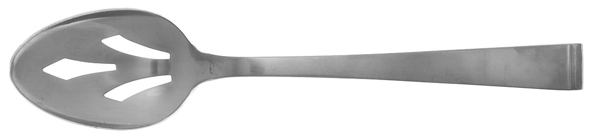 Allegro (Stainless) Pierced Tablespoon (Serving Spoon) by Unknown Mfg Silver-1